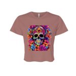 Ladies Flowy Cropped T-Shirt